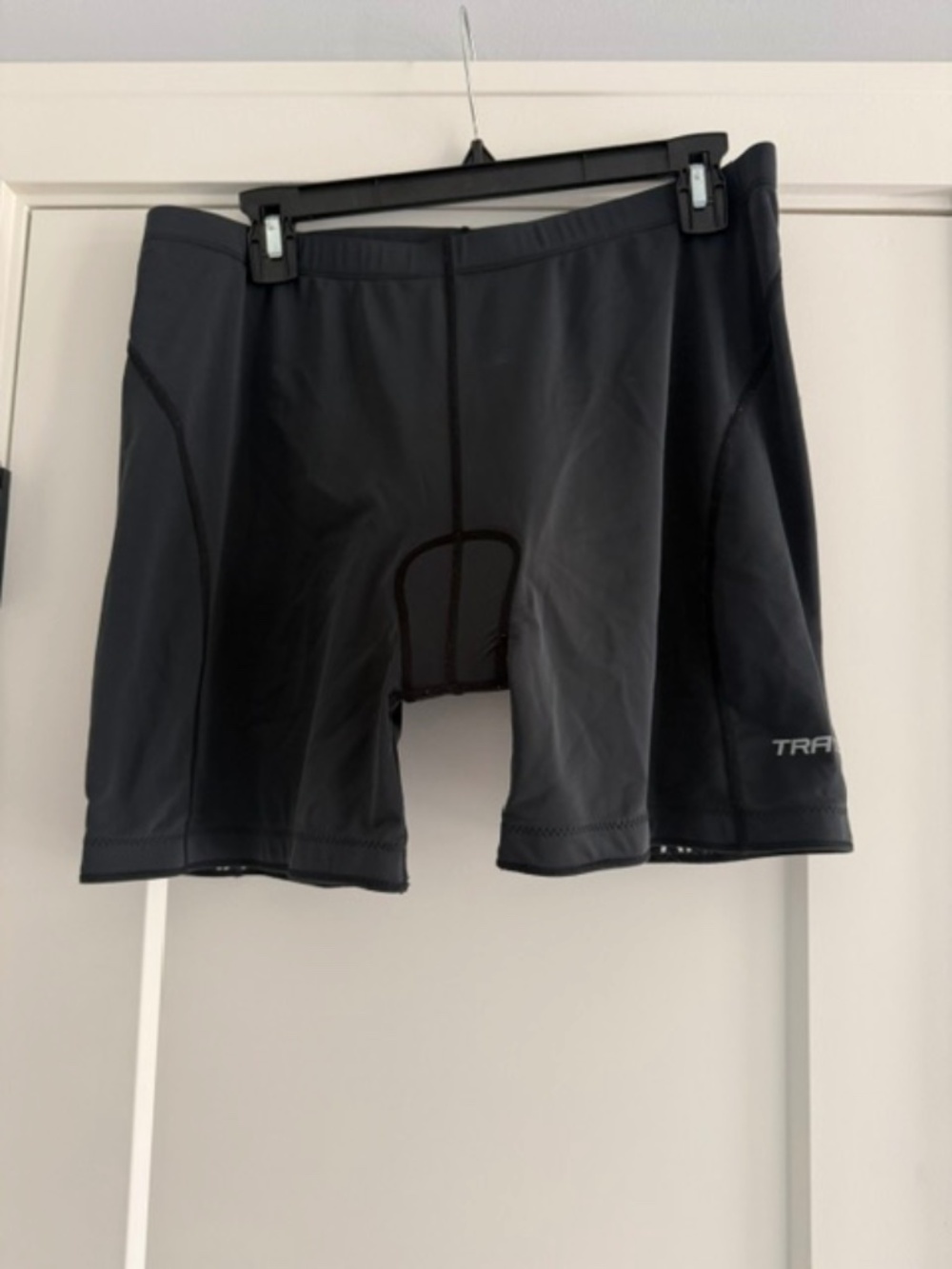 TRAYL Bike Shorts Women's 4.5" Size XL Cycling Liner All Black Padded EUC